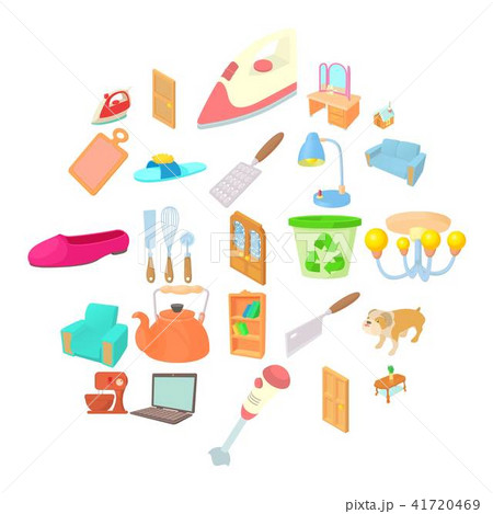 Bascule icons set, cartoon style 41720469