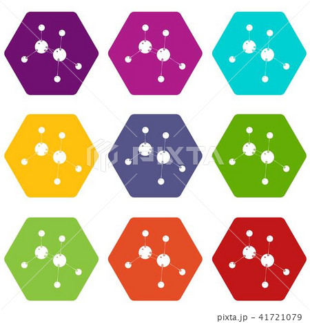 Glycine icons set 9 vector Glycine icons set 9 vector 41721079