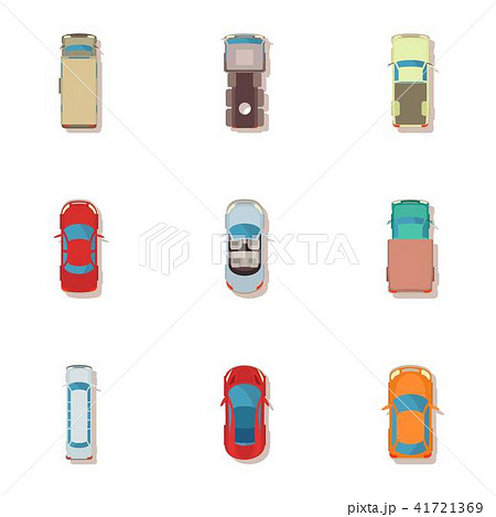 Auto icons set, cartoon style 41721369