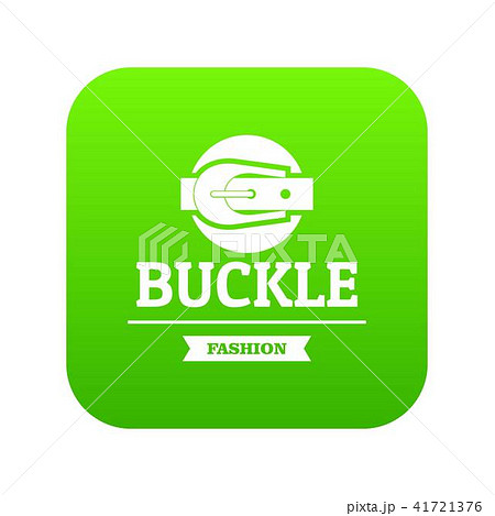 Buckle garment icon green vector 41721376