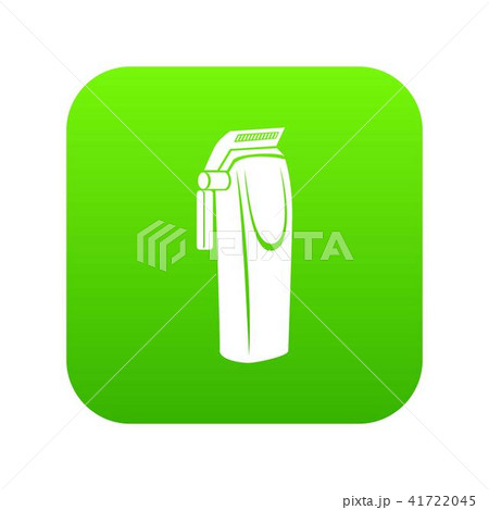 Electric razor icon green vector 41722045