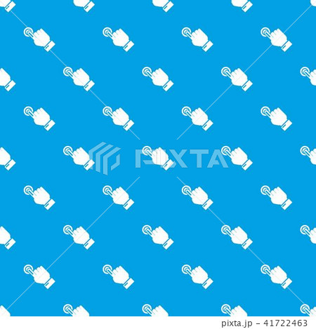 Cursor hand click pattern vector seamless blue 41722463