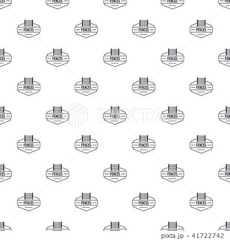 Fence metal pattern vector seamless 41722742