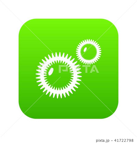 Mildew virus icon green vector 41722798