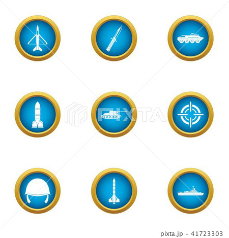 Counteract icons set, flat style 41723303