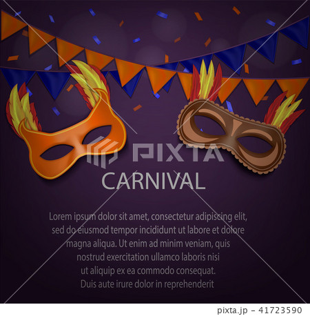 Night carnival concept background, realistic style Night carnival concept background, realistic style 41723590