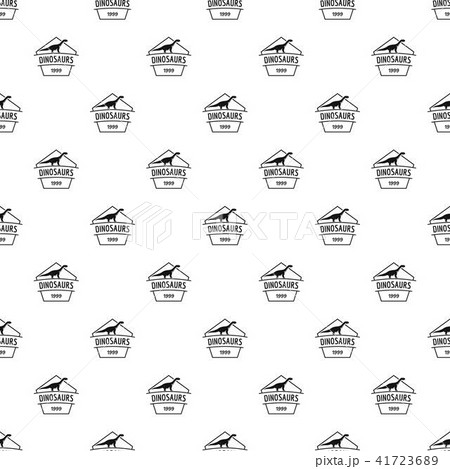 Dinosaur pattern vector seamless 41723689
