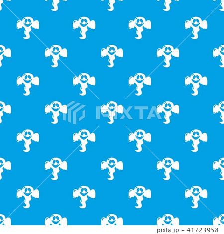 Ghost scaring pattern vector seamless blue 41723958