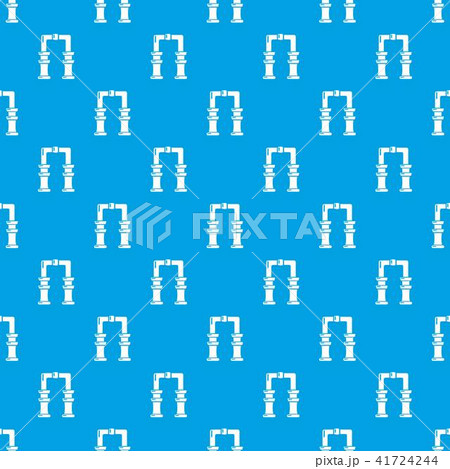 Archway pattern vector seamless blue 41724244