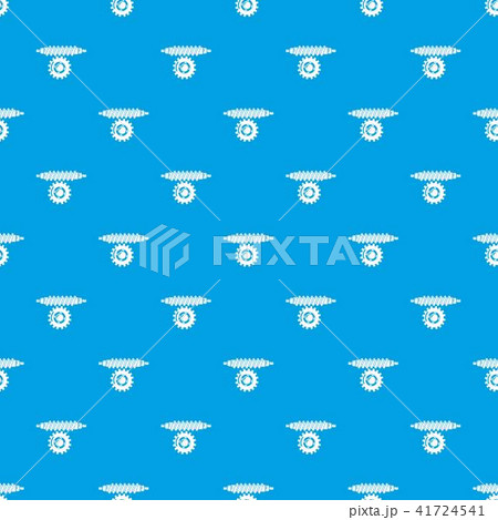 Worm gear pattern vector seamless blue 41724541