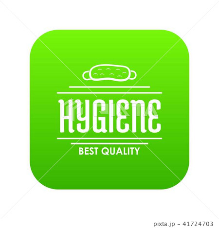 Hygiene bacteria icon green vector 41724703