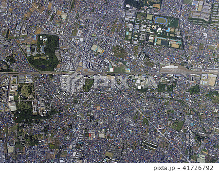 国分寺周辺/真俯瞰空撮、2015・5撮影 国分寺周辺/真俯瞰空撮、2015・5撮影 41726792