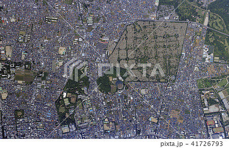 多磨霊園周辺/真俯瞰空撮、2015・5撮影 多磨霊園周辺/真俯瞰空撮、2015・5撮影 41726793