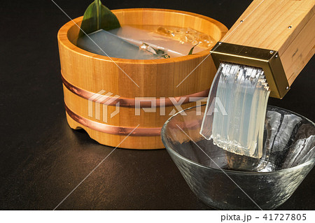 ところてん Gelidium jelly jananese ところてん Gelidium jelly jananese 41727805