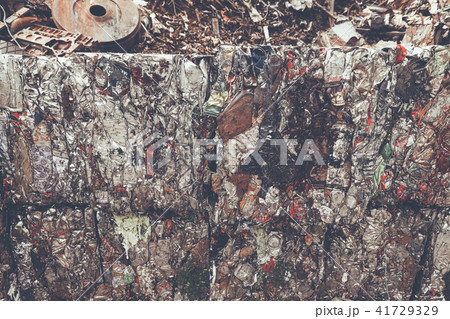 Closeup of scrap metal for recycling ,old steel, 41729329
