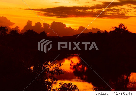 sunset beautiful colorful landscape sunset beautiful colorful landscape 41730245