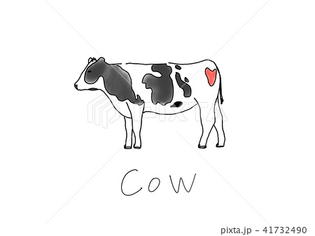 無料イラスト画像 新鮮な牛 イラスト 簡単