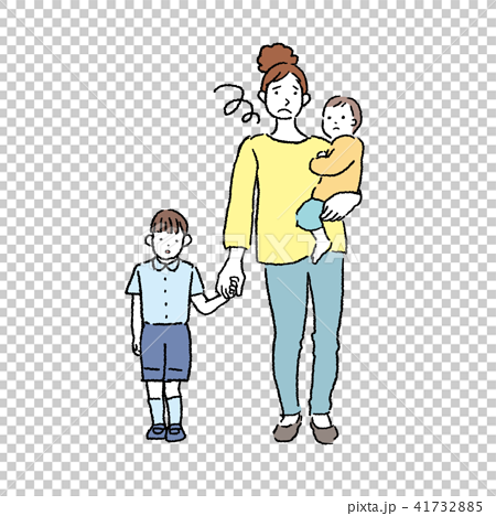 Parent And Child Holding Hand Holding Stock Illustration