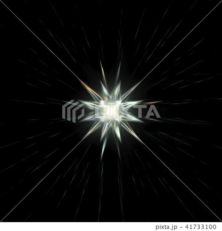 Firework Explosion, Star Or Sunburst In Bright  41733100