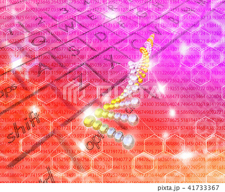 DNA遺伝子配列のイメージ DNA遺伝子配列のイメージ 41733367