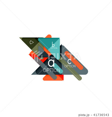 Triangle data visualization design, option infographic layout 41736543
