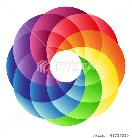 Rainbow Circle Logo 41737039