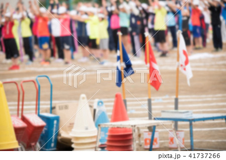 運動会イメージ（ボケ表現） 41737266