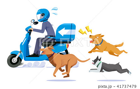 The danger of being a delivery man. The danger of being a delivery man. 41737479
