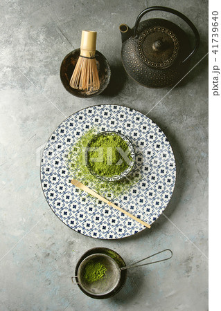 Green tea matcha powder 41739640