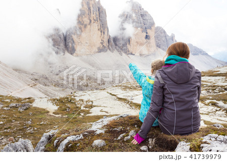 family at the Dolomites family at the Dolomites 41739979