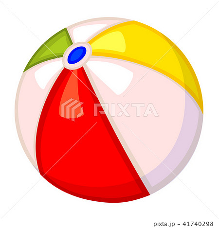 Colorful cartoon rubber ball 41740298