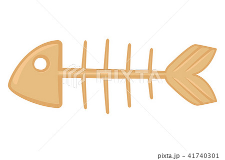 Cartoon fish skeleton 41740301