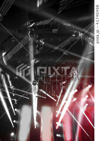 light rays on the stage 41740498