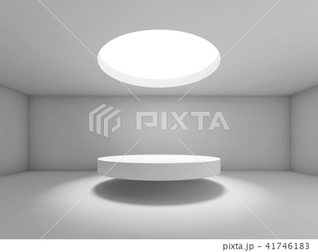 Abstract empty showroo interior 3d 41746183