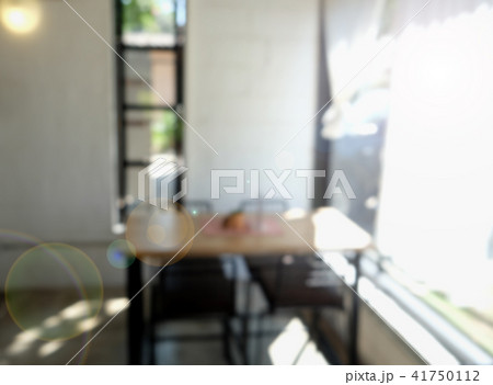 Coffee shop blur background with bokeh light 41750112