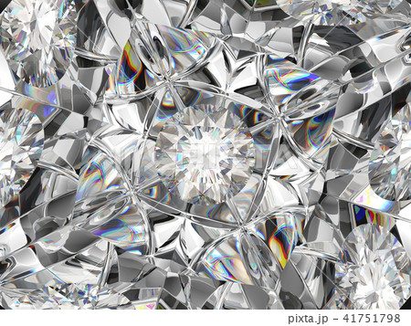 diamond extreme closeup and kaleidoscope effect 41751798
