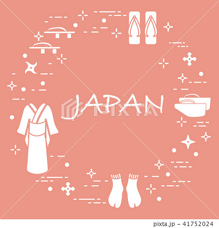 Traditional japanese clothing, shoes and shurikens Traditional japanese clothing, shoes and shurikens 41752024