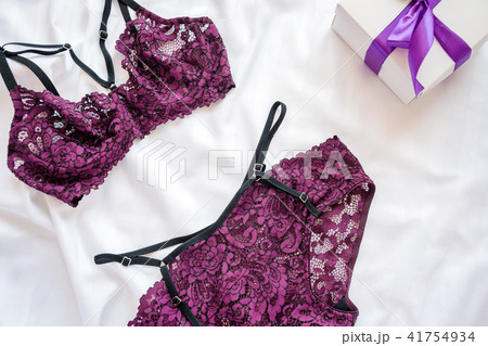 Fashion trendy lace lingerie.Women's underwear. Fashion trendy lace lingerie.Women's underwear. 41754934
