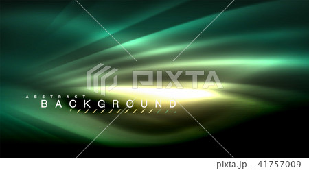 Neon glowing wave, magic energy and light motion background 41757009
