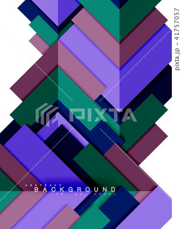 Multicolored abstract geometric shapes, geometry background for web banner 41757057