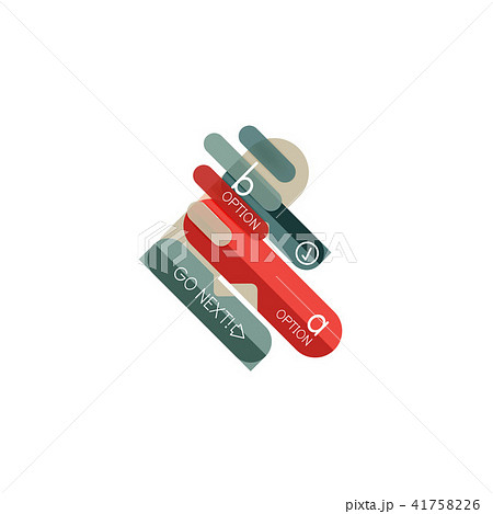 Abstract lines geometric infographic layoutAbstract lines geometric infographic layout, data 41758226