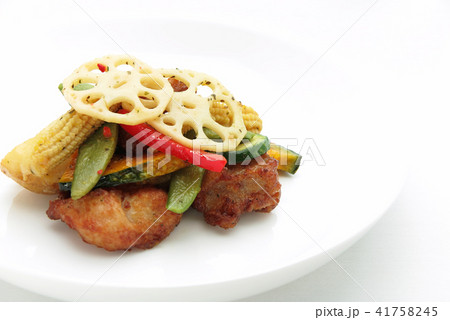 野菜と鶏のバジル仕立て 野菜と鶏のバジル仕立て 41758245