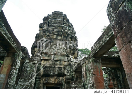 カンボジア王国、アンコール遺跡、寺院、バンテアイ・クデイ カンボジア王国、アンコール遺跡、寺院、バンテアイ・クデイ 41759124