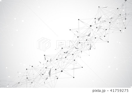 Big data visualization. Graphic abstract background communication. Perspective backdrop Big data visualization. Graphic abstract background communication. Perspective backdrop 41759275