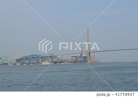 韓国、釜山北港大橋 41759937
