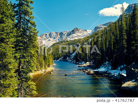 Lake Verna, Rocky Mountains, Colorado, USA. Lake Verna, Rocky Mountains, Colorado, USA. 41762787