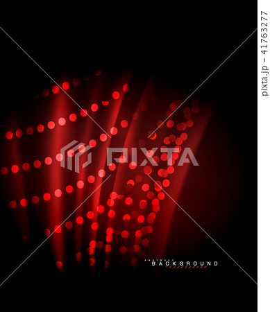 Neon glowing techno lines, hi-tech futuristic abstract background template with square shapes Neon glowing techno lines, hi-tech futuristic abstract background template with square shapes 41763277