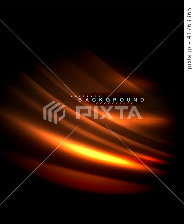 Neon glowing techno lines, hi-tech futuristic abstract background template with square shapes Neon glowing techno lines, hi-tech futuristic abstract background template with square shapes 41763365