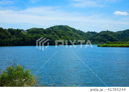上野原市 桂川と水辺の景観 上野原市 桂川と水辺の景観 41765244