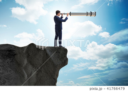 Businessman in financial planning business concept 41766479